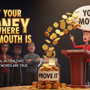 Put Your Money Where Your Mouth Is